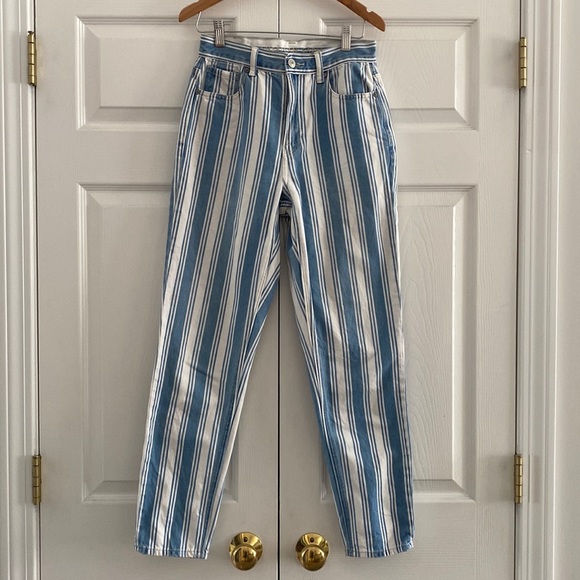 American Eagle Striped Mom Jeans - Picture 2 of 6